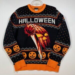 Halloween Michael Myers Christmas Ugly Sweater Medium 1980's‎ Halloween Movie